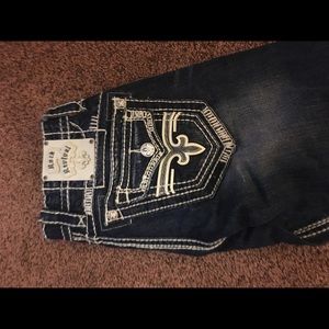 Rock revival jeans relaxed/straight fit size 30